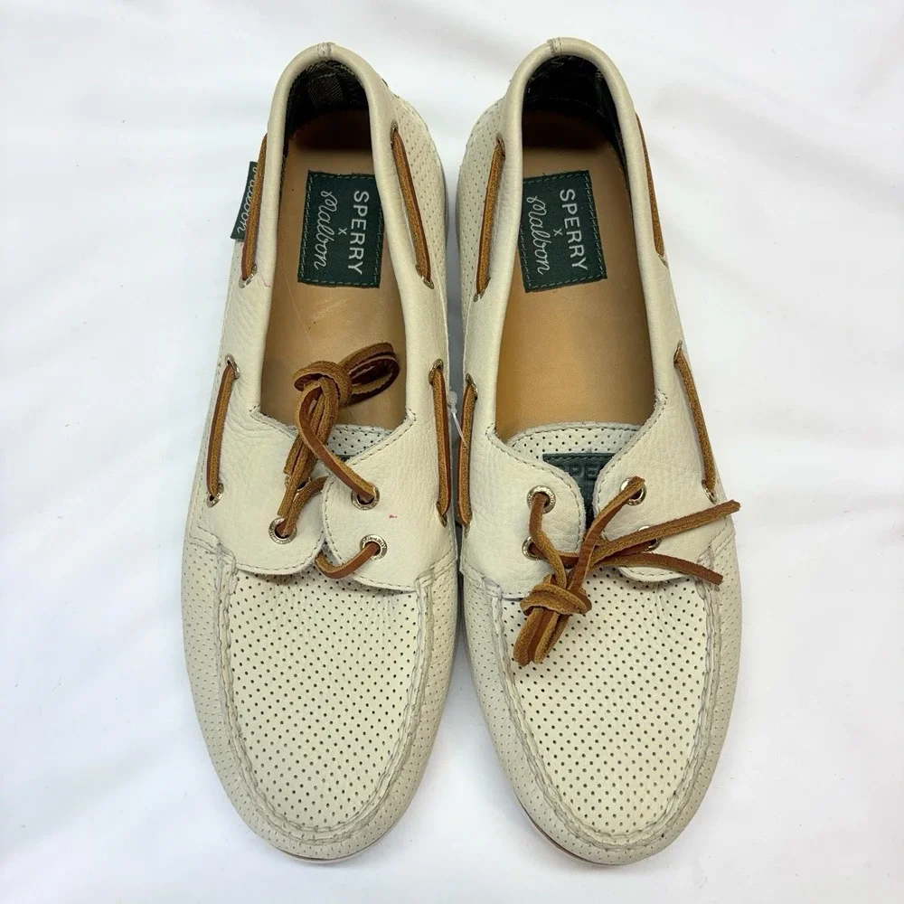 SPERRY X MALBON Authentic Original Boat Shoe MEN'S US 11 M Leather STS25222
